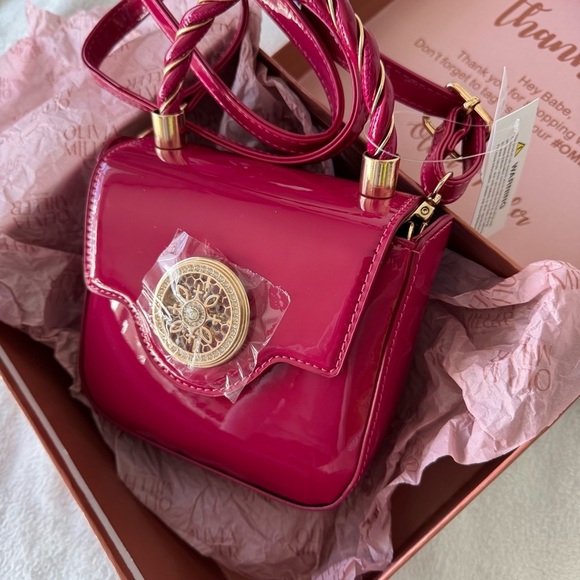 Olivia Miller pink purse handbag - Picture 4 of 7